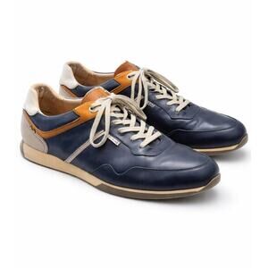 Pikolinos Cambil Sneakers Men EU 44 Blue Leather Comfort Casual Shoes